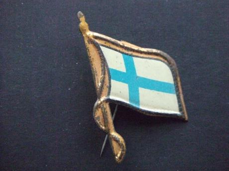 Finland ( land van de duizend meren) land in Noord-Europa nationale vlag